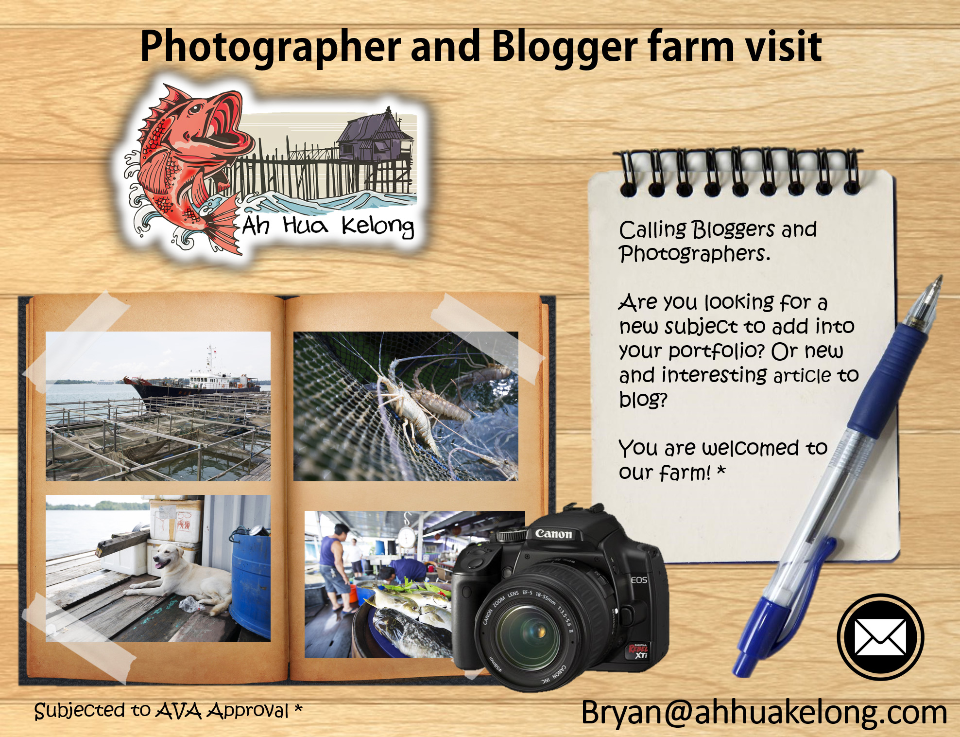 Photographer and blogger visit