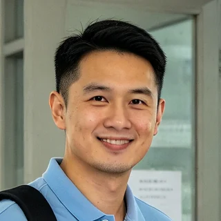 Daniel Lim, the user of Hue. He is not a real person. The picture is generated.